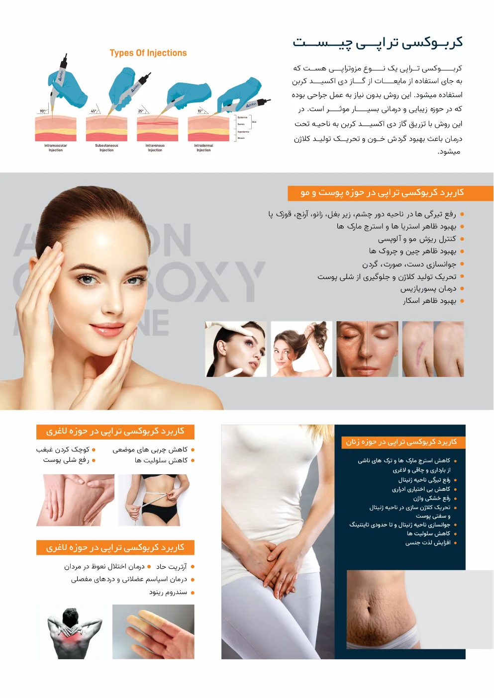 کاربردها، مزایا و محدودیت‌های کربوکسی‌تراپی